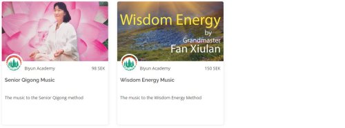 Visit https://courses.biyun.se to buy our music digitally