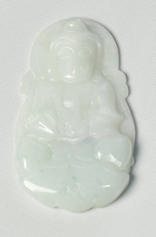 Jade Guanyin pendant