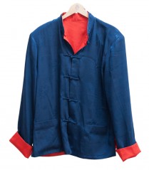  Skjorta+Byxa, Röd/Blå 